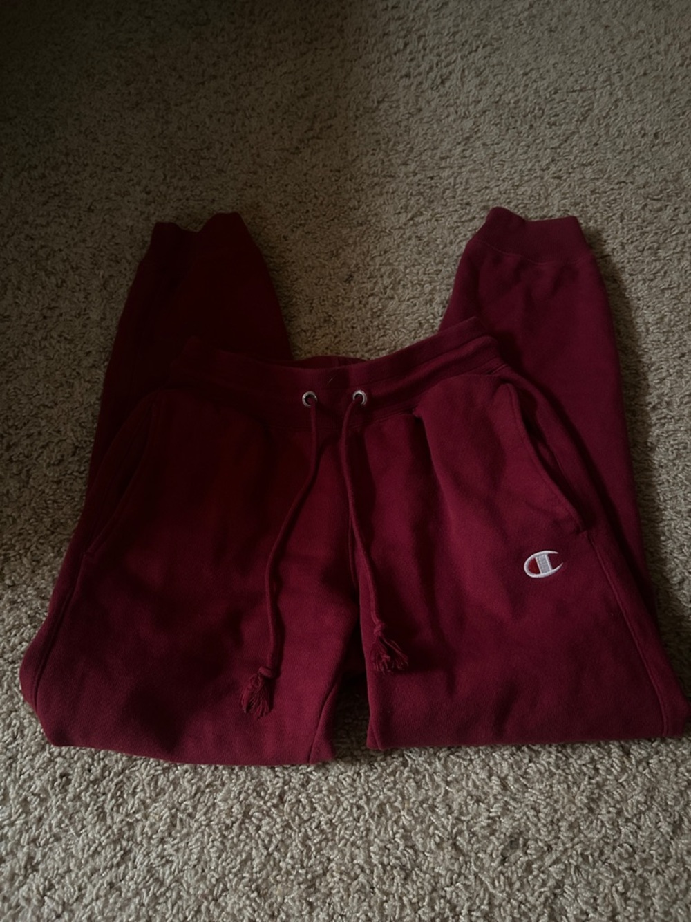 Champion women Burgundy Drawstring Joggers